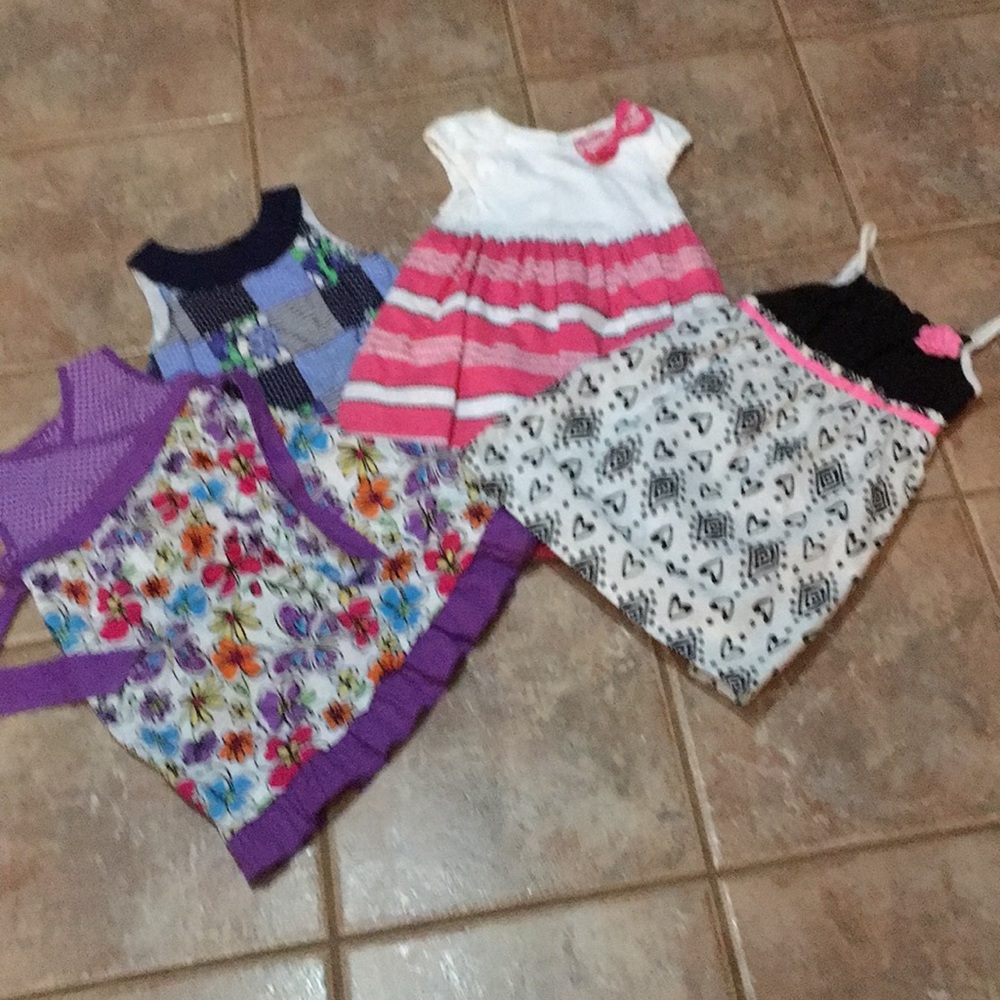 Bundle of toddler girl 4T dresses